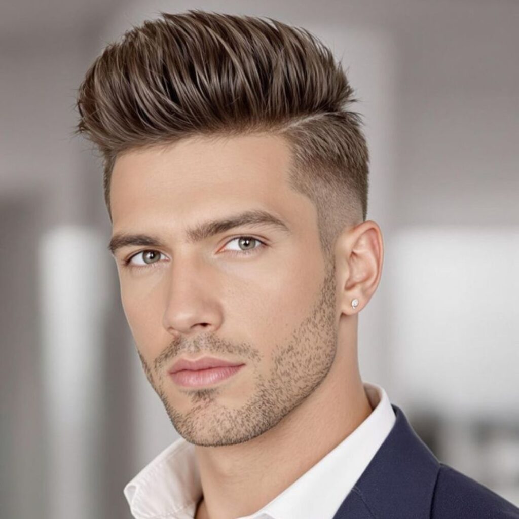 quiff trim haircut