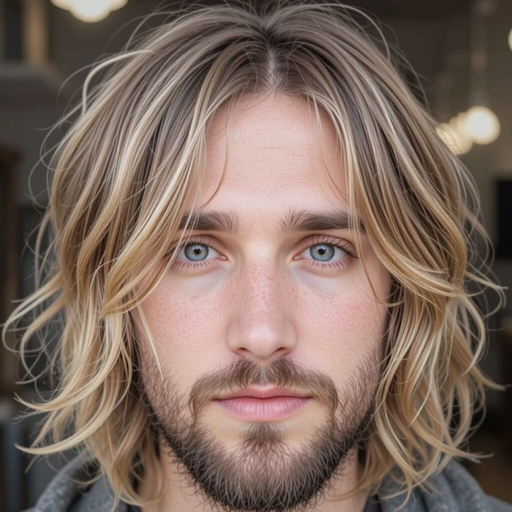 shoulder lenght long hairs