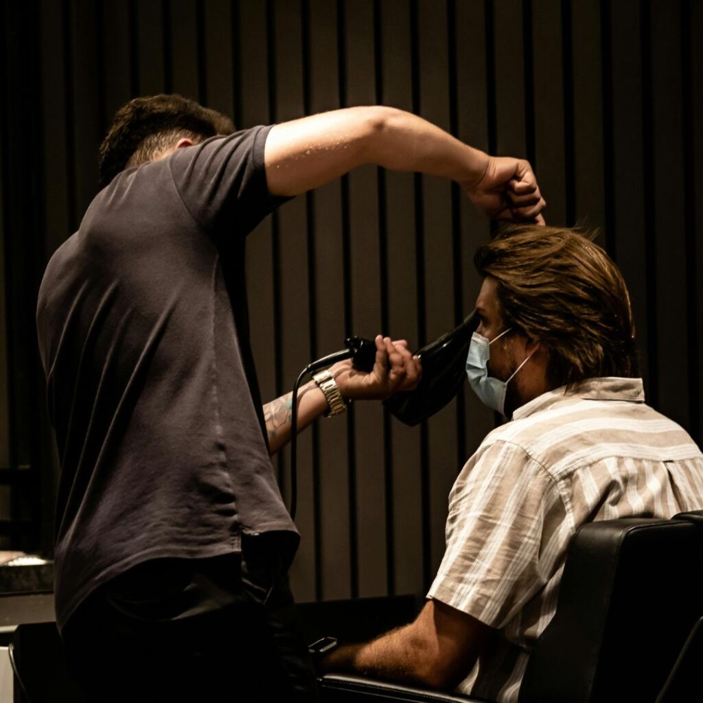 asian mens wolf haircutting