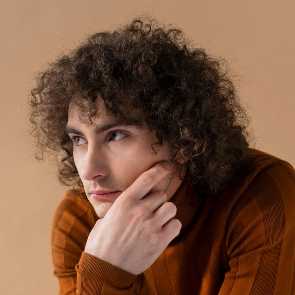 curly hair haircuts men
