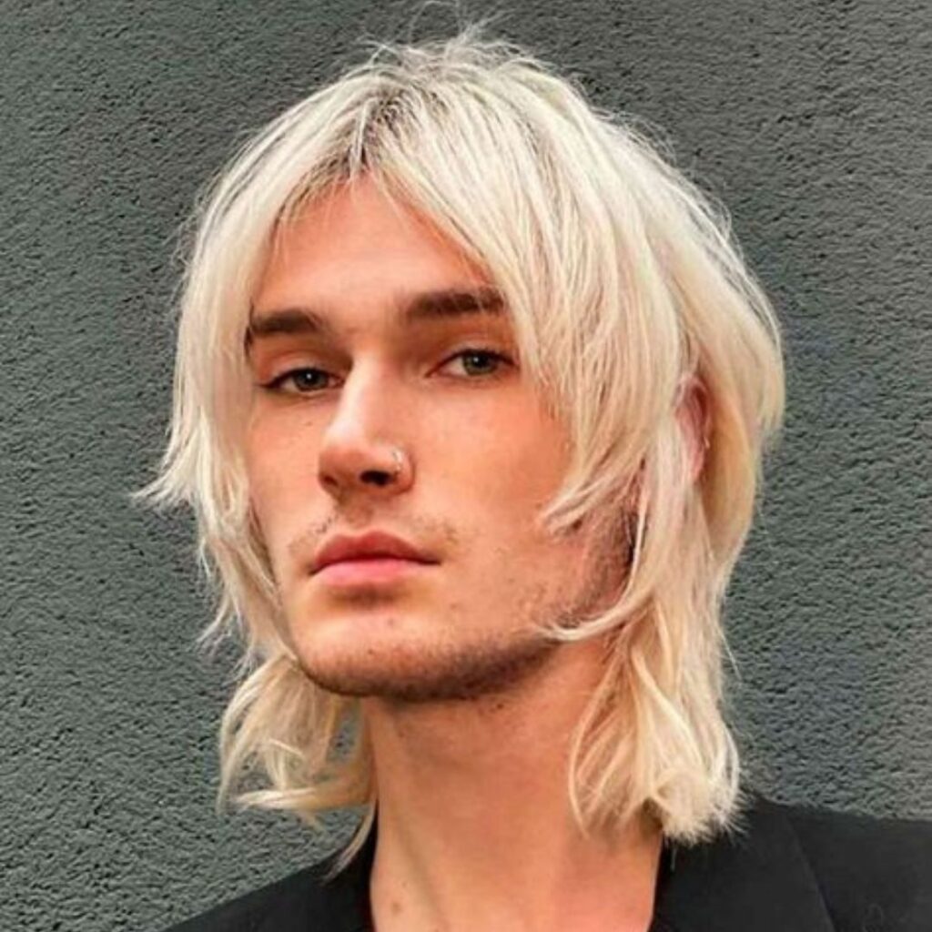 wolfcut thick hairs